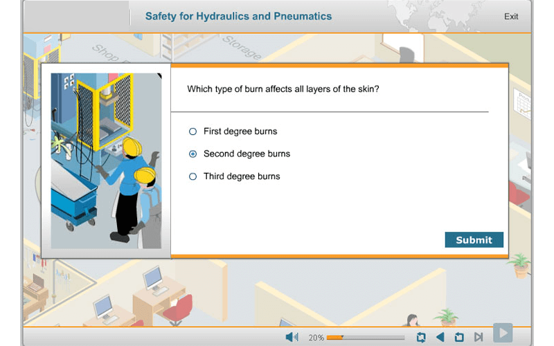 Custom eLearning safety 