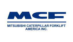 Logo of Mitsubishi Caterpillar Forklift America Inc., a client of Upside Learning, showcasing a combination of the Mitsubishi and Caterpillar brands. The logo represents their commitment to high-quality forklift solutions and operational excellence in the material handling industry.