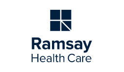 Logo of Ramsay Health Care, a leading global healthcare provider, showcasing their brand identity. This logo represents Ramsay's commitment to delivering high-quality healthcare services and their partnership with Upside Learning.